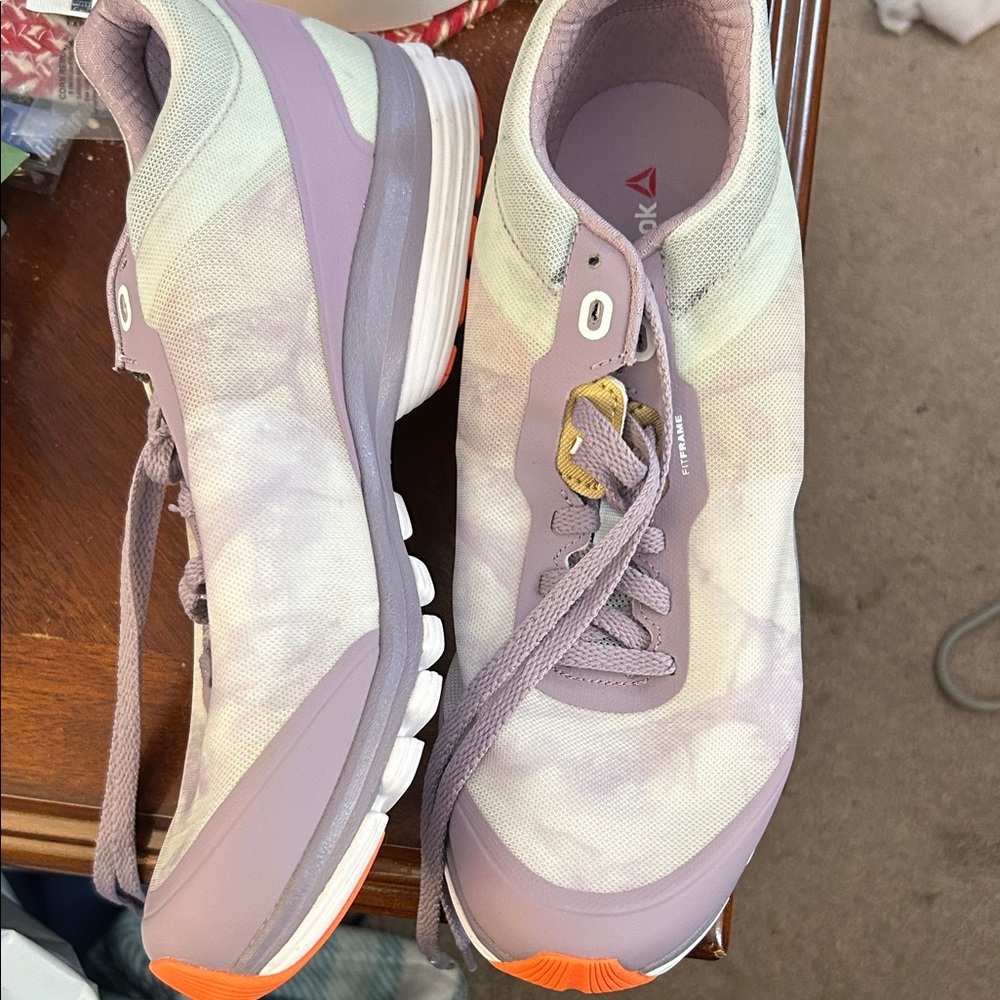 Reebok Women's Lavender and Mint Athletic Shoes